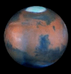 Hielo en Marte sirve para hacer combustible, oxigeno y agua para colonistas...